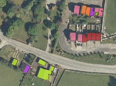 A closer view of the building classification