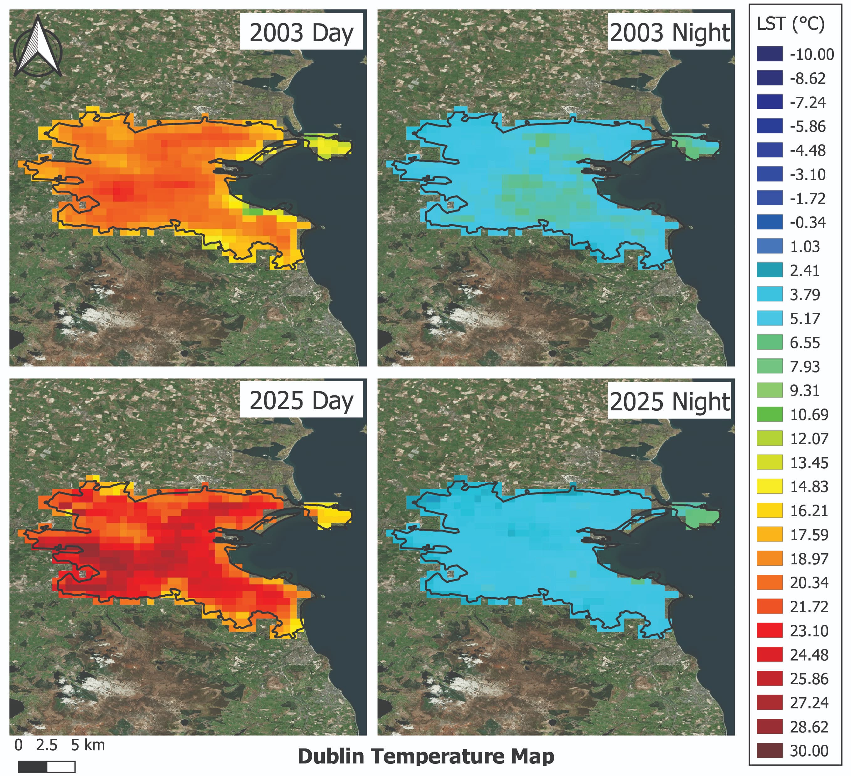 Dublin Urban Heat Island