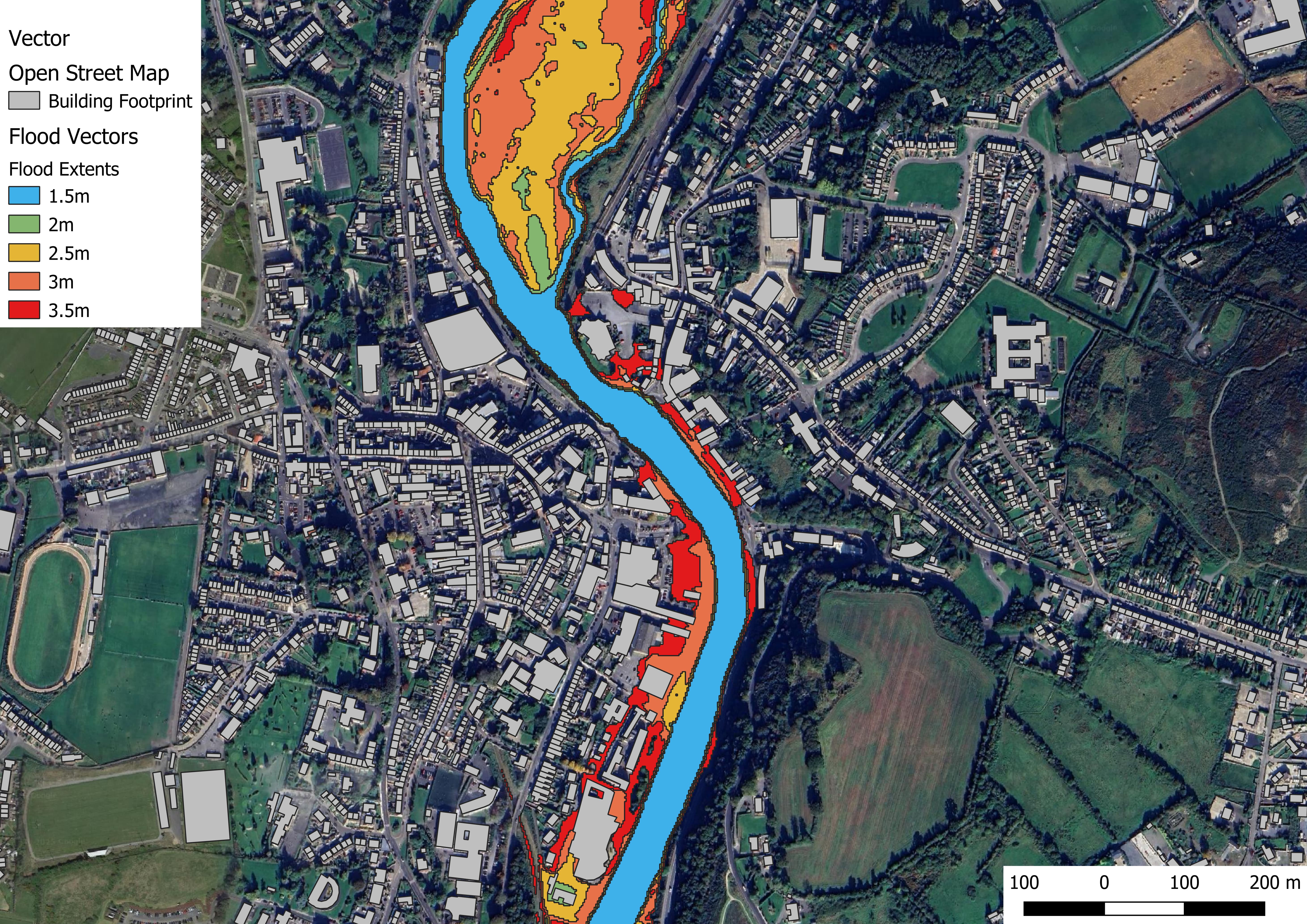 Flood Severity Map Enniscorthy